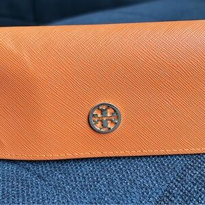 Tory Burch Vibrant Orange Sunglasses Case